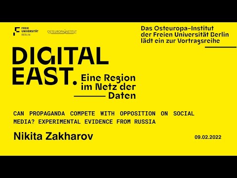 Can Propaganda Compete with Opposition on Social Media? Russia | Nikita Zakharov