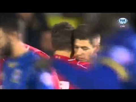 Steven Gerrard Fantastic Free Kick Goal - AFC Wimbledon vs Liverpool vs 1-2 ( FA Cup ) 2015