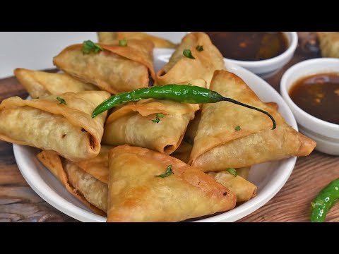 इस दिवाली बनाये चाइनीज़ समोसा और स्पेशियल चटनी | Chinese Samosa and Chutney Recipe | Samosa Recipe
