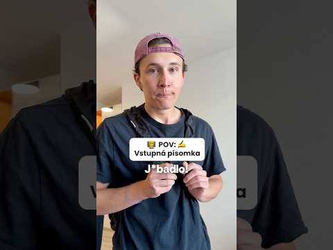 Pov: Vstupná písomka 🧑‍🏫✍️ #branocevela #school #relatable #humor #viral