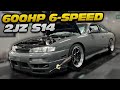 Building a 600HP Nissan S14 240SX in 25 Minutes! (Single Turbo 6-Speed)