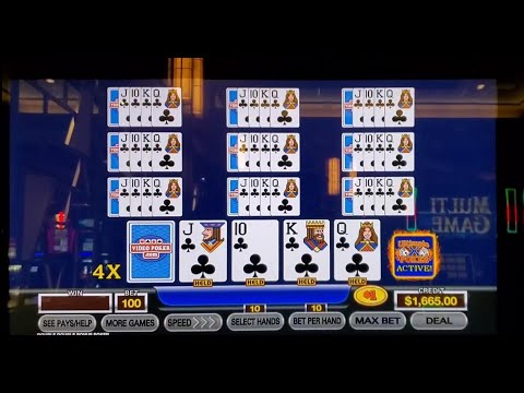 🔥SUPER High Limit $100 a pull Ultimate X video poker Multiple Jackpots with multipliers Dont Miss it
