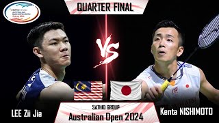 Download lagu LEE Zii Jia (MAS) vs Kenta NISHIMOTO (JPN) | Australian Open 2024 Badminton mp3