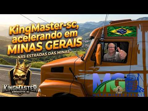 KingMaster sc 23 Toneladas de Sucata nas Curvas de Minas Gerais! #ets2brasil #gameplay #simulador