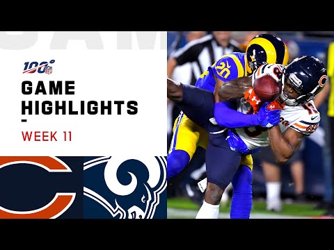 Bears vs. Rams Week 11 Highlights | NFL 2019