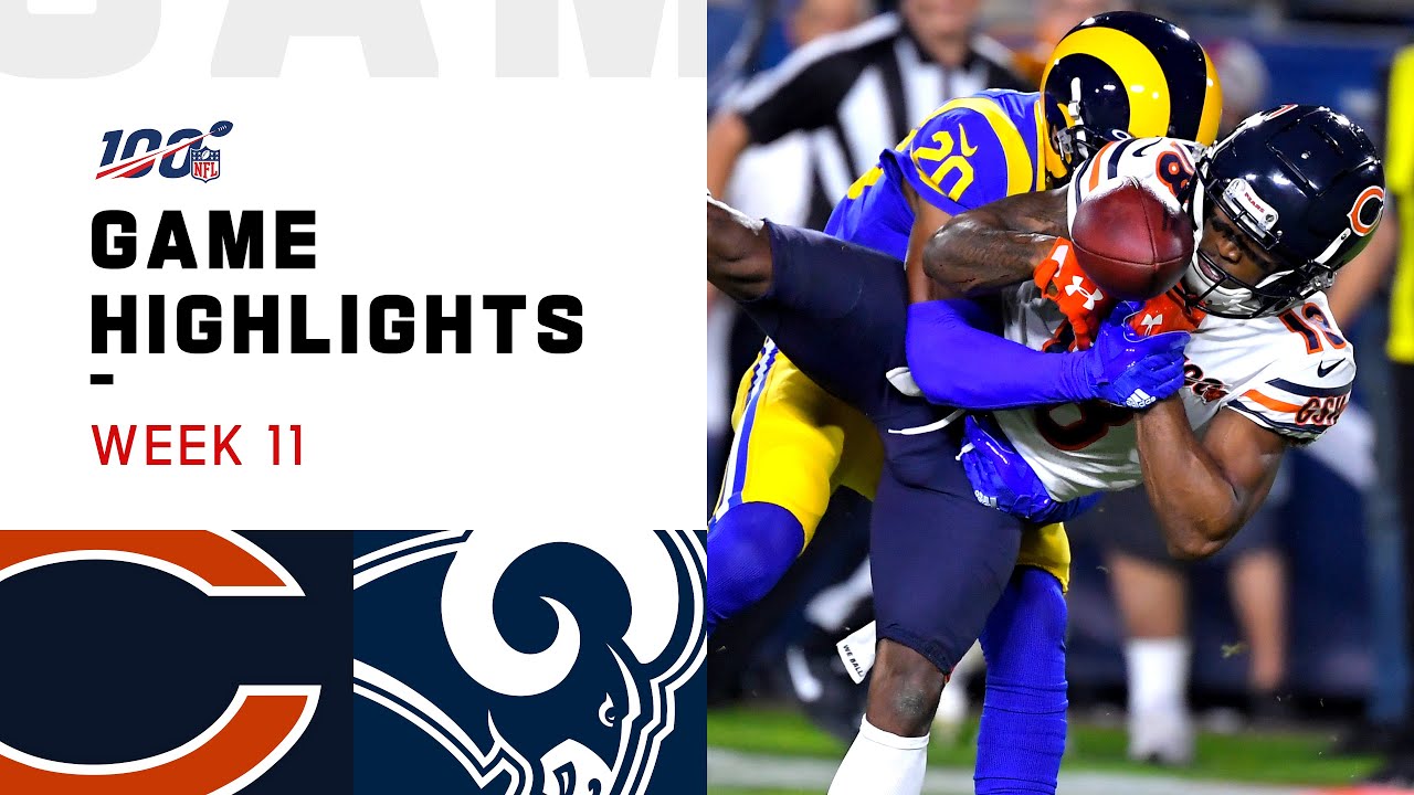 Bears vs. Rams Week 11 Highlights | NFL 2019