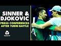 Novak Djokovic & Jannik Sinner React To Crazy Nitto ATP Finals Match ?️