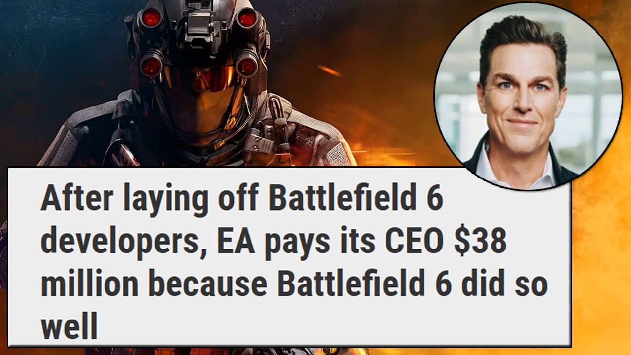EA Pays CEO 38 Million Bonus after Battlefield 6 Success and Employee Layoffs