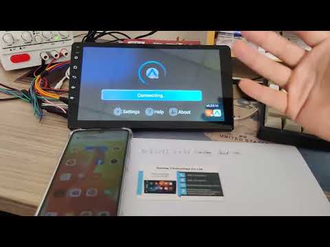 How to use Wireless Androuid Auto on Carplay 9inch Universal AC8227L 2+32G Quad Core
