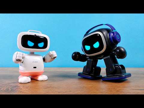 Новый робот AIBI чуть не подрался с роботом Emo! 😱