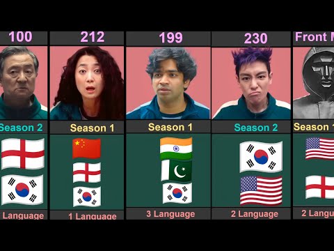Squid Game 03 Player Speak How Many Language