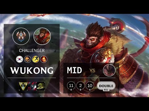 Wukong Mid vs Malphite - KR Challenger Patch 10.10