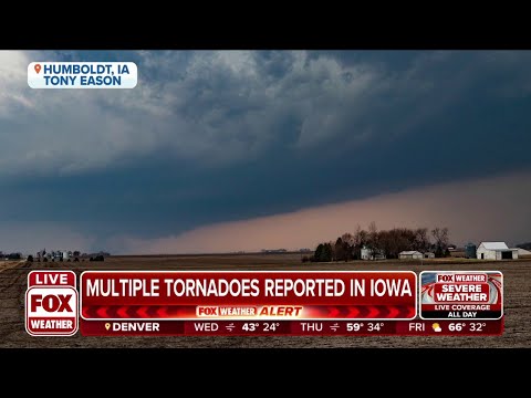Watch: Multiple Tornadoes Reported In Iowa Overnight On Tuesday