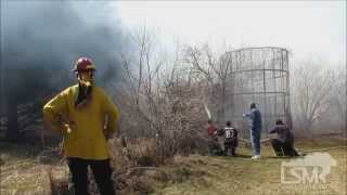 preview picture of video '4-1-15 Rowley, IA Brush Fire *Derrick Murphy*'