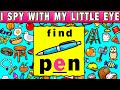 I Spy With My Little Eye Find The Object Game For Kids