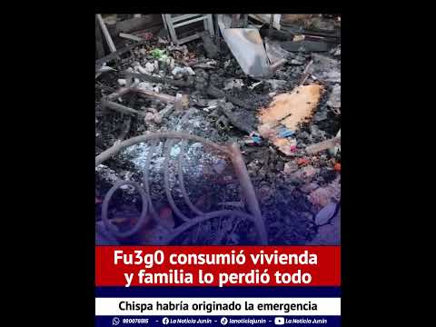 🚨 Fu3g0 consumió vivienda y familia lo perdió todo