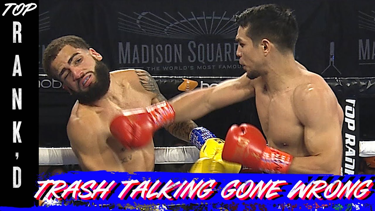 WHEN KEEPING IT REAL GOES WRONG | 5 Times Trash Talkers Get Knocked Out | TOP RANK'd