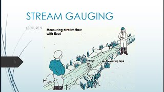 Calculate Stream Discharge #streamflowmeasurement