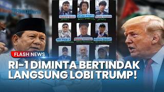 WNI Ditahan Israel! Kemenlu Kecam Keras Tindakan Zionis dan Prabowo Diminta Langsung Lobi Trump