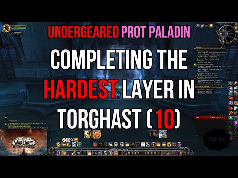 Completing Torghast: Mort'regar (Layer 10): Undergeared Solo Prot Paladin - WoW Shadowlands 9.1