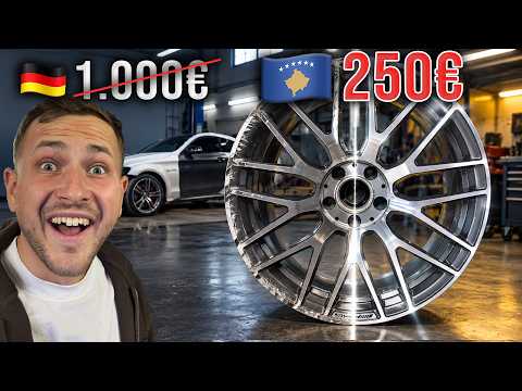 Ich lasse meine ZERSTÖRTEN AMG-Felgen im Kosovo reparieren !