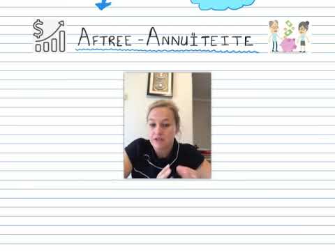 Wiskundige Geletterdheid Gr12 - Aftree-annuïteite