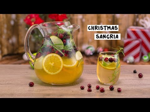 Christmas Sangria - Tipsy Bartender