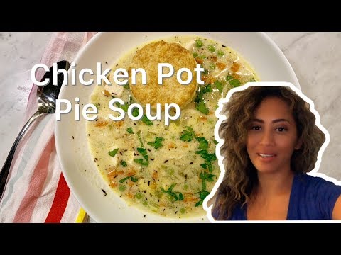 WHAT'S FOR DINNER? COOK WITH ME: CHICKEN POT PIE SOUP...