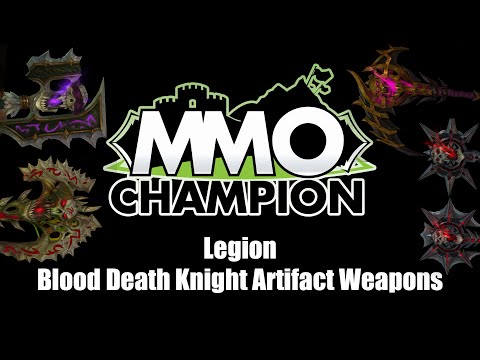 Legion Beta - Blood Death Knight Artifact Weapons