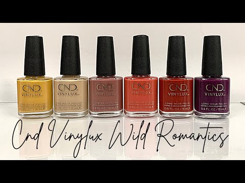 CND Vinylux Wild Romantics Collection | Fall 2021 [LIVE SWATCH ON REAL NAILS]