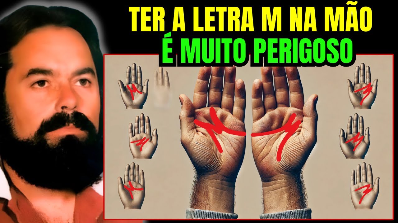 ASSUSTADOR: Ter a Letra M na Mão Significa que Você é... | Jacobo Grinberg