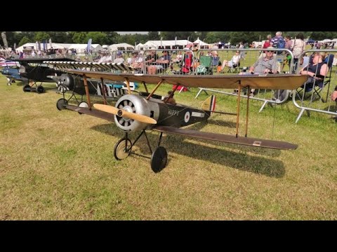 DAWN PATROL - 5 x 1/3 SCALE WW1 SCOUTS DISPLAY AT THE WESTON PARK INTERNATIONAL RC SHOW # 2 - 2023
