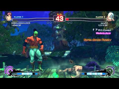 SSF4 Ranked Asia: HELBOLIANSOLDIER (Fei Long) VS zeny53 (El Fuerte)