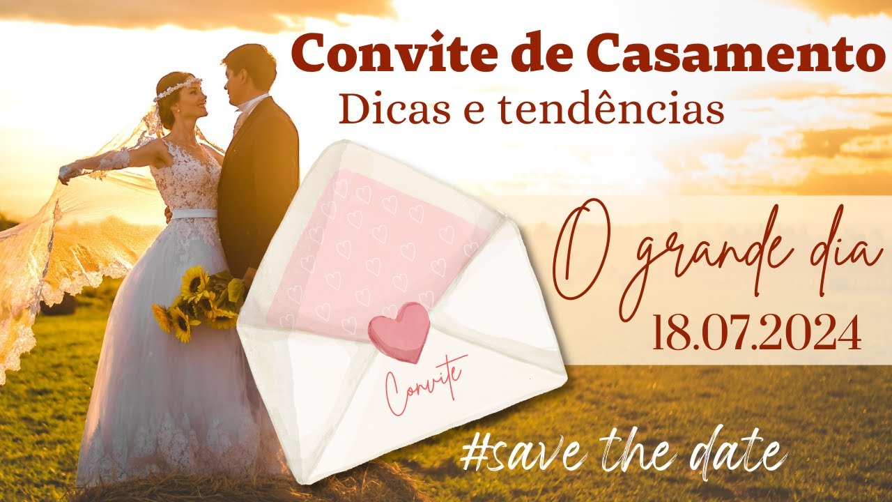 CONVITE DE CASAMENTO - Dicas e Tendências de Convites de Casamento - Convite de Casamento Digital