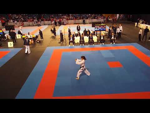 Anna Tishchenko (RUS) v Liubov Spyrydonova (UKR ) - Female III Dan Patterns Final