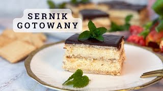 Sernik gotowany 🍰  - idealne ciasto do weekendowej kawy ❤️