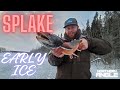 Video Thumbnail for Fishing for Splake Early Ice Northern Angle