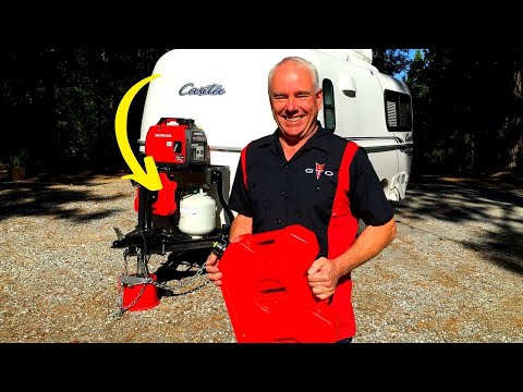 Don't Run Out of Gas! This Gas Can Locks to Your Stromberg Carlson Trailer Tray