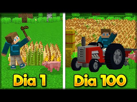 PASSEI 100 DIAS NA FAZENDA E FIQUEI MILIONÁRIO! 💲💲💲