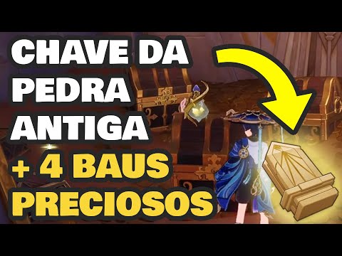 4 BAUS PRECIOSOS - Como Conseguir a CHAVE DA PEDRA ANTIGA E Liberar o Cofre No Acampamento dos Tanit