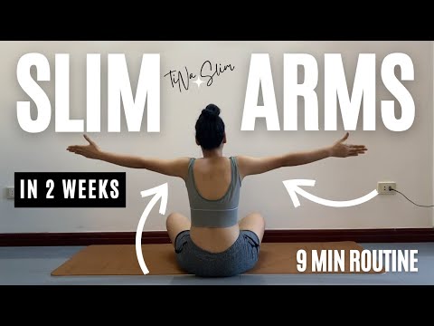 GET SLIM ARMS in 2 Weeks | 9 MIN ARM FAT WORKOUT| No Equipment, No Jumping | Armpit Fat, Bra Bulge