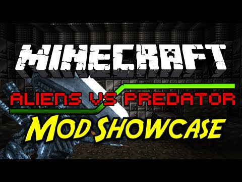 CavemanFilms - Minecraft Mod Showcase: Aliens vs. Predator! [9 NEW MOBS, NEW ARMOR, WEAPONS]