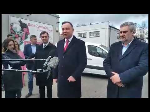 Prezydent Andrzej Duda z niespodziewaną wizytą w Ciechanowie