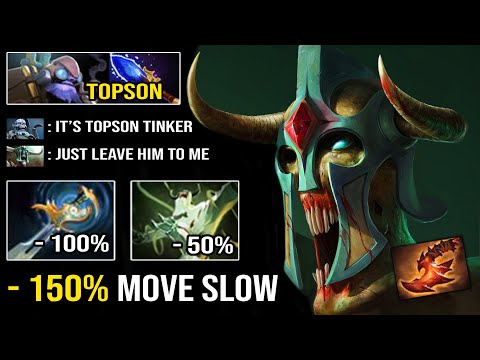 EVEN Topson Tinker is No Match for this Undying Mid | WTF 1st ITEM Echo Sabre +150% ZOMBIE Slow DotA