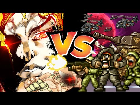 DIO VS ARMY(Metal Slug) [SPRITE ANIMATION]