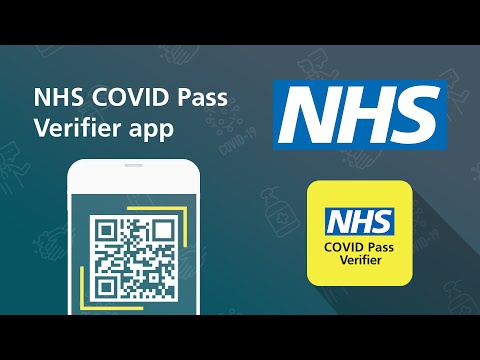 NHS COVID Pass Verifier video