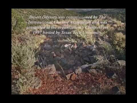 DESERT ODYSSEY for clarinet, bassoon & piano by Howard J. Buss