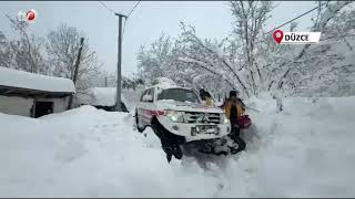 Yoğun Kar Yağışında Sağlık Hizmetleri Durmadı