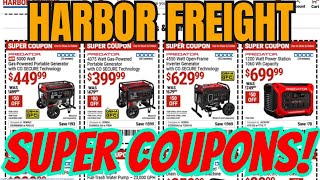 Harbor Freight NEW Super Coupons! Jan 20 - Feb 1