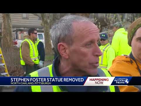 Pittsburgh removes Stephen Foster statue amid criticism